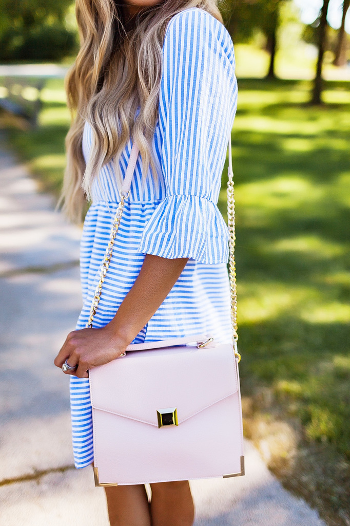 Blush Structured Purse